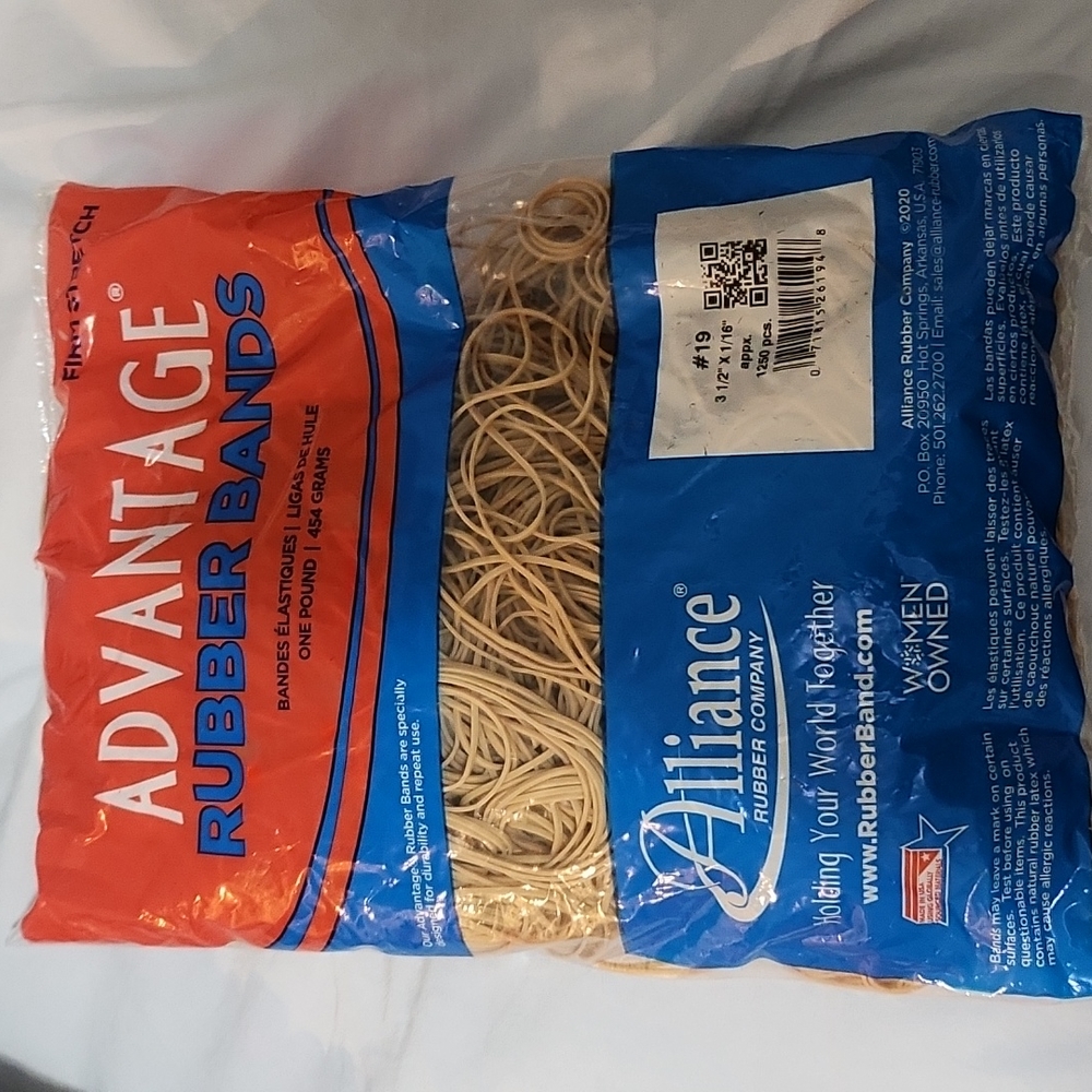 Advantage Rubber Bands 1 pound 1250 pieces
